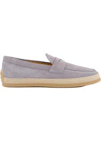 Tod's Tod's Loafer - Heren Gomma Rafia Mocassin Grijs - Gr. UK_8_5 - in Grau - f&uuml;r Damen