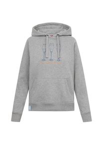 Derbe Die Klügere Hoodie Damen (Gr XS |grau)