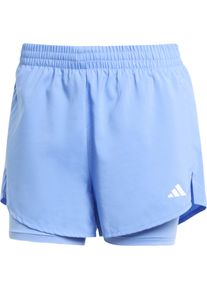 Adidas Min 2In1 Funktionsshorts Damen - blau - Gr. M