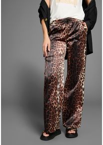 Laura Scott Damen Schlupfhosegemustert leo, feminin, Gr. 34, animal-print, Web, Obermaterial: 95% Polyester, 5% Elasthan, Hosen, im Leo-Look