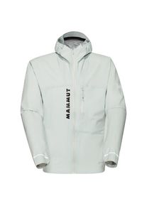 Mammut Aenergy Trailrunning Hardshell Hooded Jacket Regenjacke Herren Wandern (Gr XXL |grau |wasserdicht)