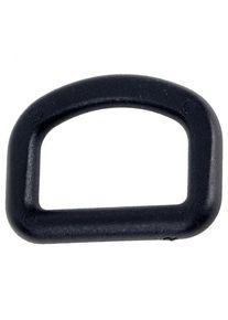 Basic Nature D-Ring Schnalle (Gr 25 mm |schwarz)