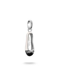 Thomas Sabo Damen Charm-Einhänger "Charm Ballerina-Design - Connect, CC1245-007-14, CC1245-007-9"silberfarben, schwarz, creme, Silber 925, recycelt,