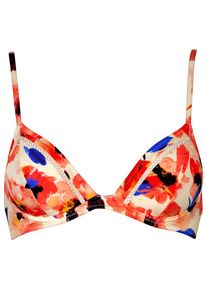 watercult Bloom Sentiment Bikini Top 7501 Bikini-Top Damen (Gr 36 - Cup: D |bunt)