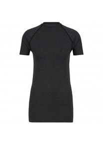 Heber Peak Cedarhe Seamless S/S Kunstfaserunterwäsche Damen (Gr XS/S |schwarz)