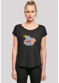 F4NT4STIC Damen T-Shirt "Disney Dumbo", schwarz, casual, Gr. L, Obermaterial: 100% Baumwolle, Shirts, Print