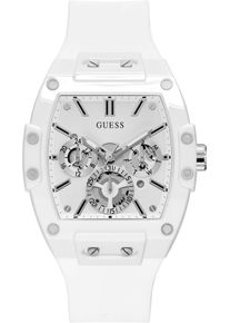 Guess Herren Multifunktionsuhr "PHOENIX", weiß, Armbanduhren, Armbanduhr, Quarzuhr, Herrenuhr