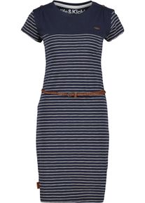 alife and kickin ALIFE & KICKIN Damen Blusenkleid "Damen LeonieAK", blau, Gr. XS, 60% Baumwolle 40% Polyester, Kleider