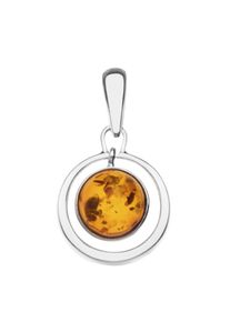OSTSEE-SCHMUCK Damen Ketten-Anhänger "OSTSEE-SCHMUCK Anhänger Serana Anhänger Serana", 24 x 14mm, Silber 925 (Sterlingsilber), 1.6 g, weiß, Silber