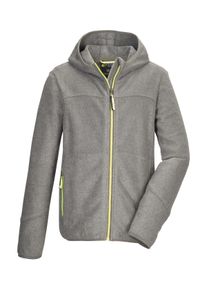 Killtec Kinder Fleecejacke "KOW 364 BYS KNTFLC JCKT", grün, sportlich, Gr. 164, Oberstoff: 74% Polyester, 26% Viskose, Futter: 100% Polyester, Jacken