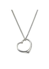 ZEEme Damen Kette mit Anhänger "925/- Sterling Silber", 45cm, Silber 925 (Sterlingsilber), L: 45cm B: 15.0mm, weiß, Silber 925 (Sterlingsilber),