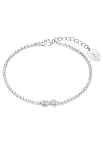 s.Oliver Damen Tennisarmband "2034964", Silber 925 (Sterlingsilber), weiß, Silber 925 (Sterlingsilber), Armbänder, mit Zirkonia (synth.)
