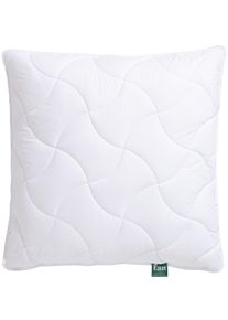 f.a.n. Synthetikkopfkissen FAN, B:80cm L:80cm, weiß, Bezug Innenkissen: 100% Polypropylen. Bezug Außenkissen: 100% Baumwolle. Füllung Innenkissen: 100%