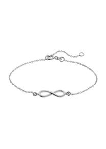 Vivance Damen Armband "925/- Sterling Silber Infinity", 16 + 3cm, Silber 925 (Sterlingsilber), weiß, Silber 925 (Sterlingsilber), Armbänder