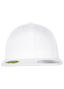 Flexfit Damen Flex Cap "Flexfit Unisex Organic Cotton Snapback", weiß, casual, unifarben, 98% Baumwolle, 2% Elasthan, Caps