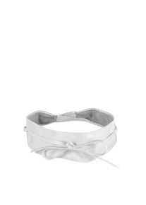 Damen Taillengürtel "Alpha", weiß, Basic,casual,feminin,modisch, Collezione Alessandro, unifarben, Leder, Gürtel, zum Binden, aus Rindsleder, ca.