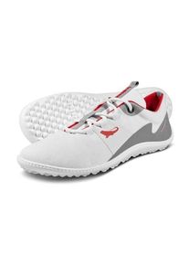 Leguano Damen Barfußschuh "SPINWYN", Gr. 37, weiß, Textil, sportlich, Schuhe, für Maschinenwäsche geeignet, Freizeitschuh, Halbschuh, Schnürschuh