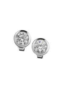 Celesta Damen Paar Ohrstecker "Silber 925 Zirkonia weiß", ONE-SIZE, Silber 925 (Sterlingsilber), weiß, Silber 925 (Sterlingsilber), Ohrringe
