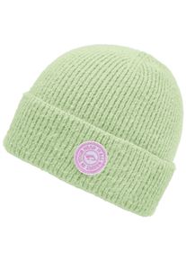 Chillouts Damen Strickmütze "Alba Hat", grün, casual,klassisch,modisch,sportlich, unifarben, Feinstrick, Strick, Kunstfaser, Mützen, Feinstrick