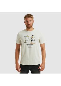 PME-Legend PME LEGEND Herren T-Shirt, weiß, casual, Gr. XXL, bedruckt, Obermaterial: 100% Baumwolle, Shirts, mit Logo Print