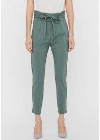 Véro Moda VERO MODA Damen Jogger Pants "VMEVA PAPERBAG", grün, modisch, Gr. S, unifarben, Milano Rib, Obermaterial: 65% Viskose, 30% Elasthan, 5% Nylon, Hosen