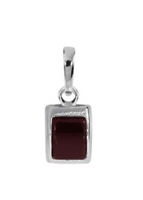 OSTSEE-SCHMUCK Damen Ketten-Anhänger "OSTSEE-SCHMUCK Anhänger Stefanie Anhänger Stefanie", 22 x 8mm, Silber 925 (Sterlingsilber), 1.8 g, weiß, Silber