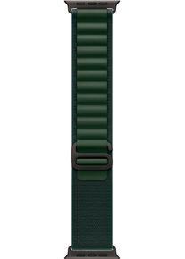 Apple Smartwatch-Armband "Alpine Loop", 16,5-21cm, Apple Watch Modelle 49mm / Large, grün, Uhrenarmbänder