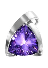 Vivance Damen Ketten-Anhänger "Silber 925 rhodiniert Zirkonia", ONE-SIZE, Silber 925 (Sterlingsilber), 1,5 g, weiß, Silber 925 (Sterlingsilber),