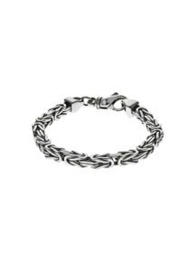 ZEEme Damen Armband "Silber 925 poliert Königskette 6mm breit", 20cm, Silber 925 (Sterlingsilber), weiß, Silber 925 (Sterlingsilber), Armbänder