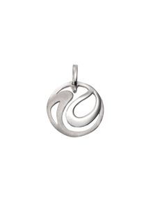 Vivance Damen Ketten-Anhänger "925/- Sterling Silber rhodiniert", ONE-SIZE, Silber 925 (Sterlingsilber), 1,0 g, weiß, Silber 925 (Sterlingsilber),