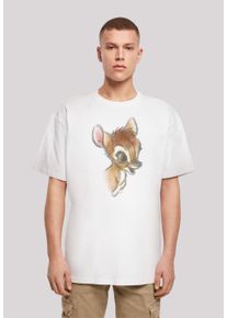 F4NT4STIC Herren T-Shirt "Disney Bambi Zeichnung modischer Print", weiß, casual, Gr. XL, Obermaterial: 100% Baumwolle, Shirts, Print