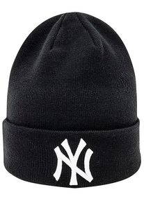 New Era Herren Strickmütze "NEW YORK YANKEES", schwarz-weiß, sportlich, unifarben, Strick, Kunstfaser, Mützen