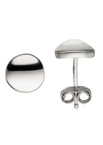 Jobo Damen Paar Ohrstecker, Weißgold 333, weiß, Weißgold 333, Ohrringe, 333 Weißgold 7,5 mm
