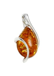OSTSEE-SCHMUCK Damen Ketten-Anhänger "OSTSEE-SCHMUCK Anhänger Romy Anhänger Romy", 24 x 12mm, Silber 925 (Sterlingsilber), 1.6 g, weiß, Silber 925