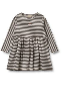 Wheat Mädchen Jerseykleid "Wheat Dress Jerseykleid Sessa", schwarz, Gr. 116, 100% Bio-Baumwolle, Kleider