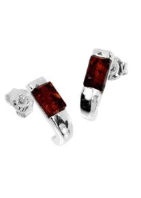 OSTSEE-SCHMUCK Damen Paar Ohrstecker "OSTSEE-SCHMUCK Ohrstecker Kiana Ohrstecker Kiana", 14 x 4mm, Silber 925 (Sterlingsilber), weiß, Silber 925