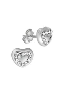 Vivance Damen Paar Ohrstecker "925/- Sterling Silber Kristall weiß", ONE-SIZE, Silber 925 (Sterlingsilber), weiß, Silber 925 (Sterlingsilber),