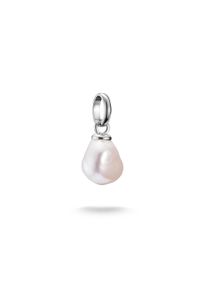 Thomas Sabo Damen Charm Perle "Charm Süßwasserzuchtperle - Connect, CC1282-082-14, CC1282-430-14", bunt, Silber 925, recycelt, Perlen, Charms, mit