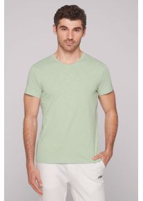 CMPD Herren V-Shirt, grün, casual, Gr. S, bedruckt, Material: 100% Baumwolle, Shirts, aus Baumwolle