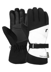 Reusch Damen Skihandschuhe "Susan GORE-TEX", schwarz-weiß, feminin, Gr. 7, mehrfarbig, 87% Polyester, 11% Polyurethan, 2% Elasthan, Handschuhe, mit