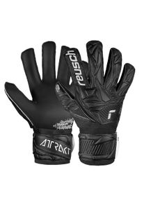 Reusch Kinder Torwarthandschuhe "Attrakt Infinity Junior", schwarz-weiß, sportlich, Gr. 8, mehrfarbig, 35% Polyester, 25% Elastodien, 5% Polyurethan,