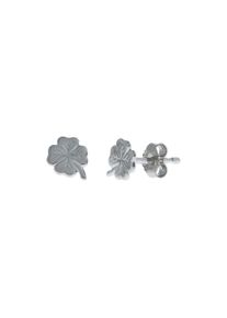 Vivance Mädchen Paar Ohrstecker "925/- Sterling Silber Kleeblatt", ONE-SIZE, Silber 925 (Sterlingsilber), weiß, Silber 925 (Sterlingsilber), Ohrringe