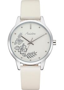 Damen Quarzuhr, weiß, ANISTON JEWELRY & WATCHES, Armbanduhren, Armbanduhr, Damenuhr, analog