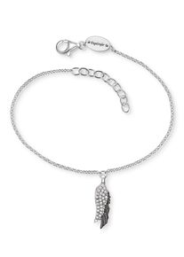 Engelsrufer Damen Armband "Flügelduo, ERB-WINGDUO-ZI-BIB", Silber 925 (Sterlingsilber), weiß, Silber 925 (Sterlingsilber), Armbänder, mit Zirkonia