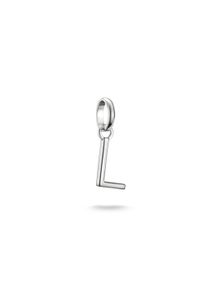 Thomas Sabo Damen Charm Buchstabe "Charm Alphabet/Buchstabe - Connect", L, silber, Silber 925, recycelt, Charms