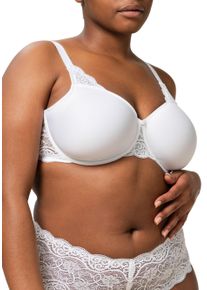 Triumph Damen Minimizer-BH "Amourette 300 W01", Gr. 90, weiß, Microtouch, Spitze, Obermaterial: 83% Polyamid, 17% Elasthan (LYCRA), unifarben,