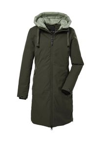 G.I.G.A. by Killtec Damen Parka "GW 2 WMN PRK", grün, sportlich, Gr. 36, G.I.G.A. DX BY KILLTEC, Oberstoff 1: 100% Polyester (recycelt)/ Oberstoff 2: 100% Polyester,