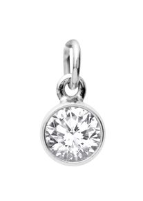 OSTSEE-SCHMUCK Damen Ketten-Anhänger "OSTSEE-SCHMUCK Anhänger Classic 6 mm Anhänger Classic 6 mm", 14 x 7mm, Silber 925 (Sterlingsilber), 1.0 g,