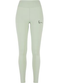 Karl Kani Damen Leggings "Karl Kani Damen", grün, Gr. M, 77% Polyester, 23% Elasthan, Hosen
