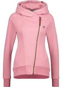 alife and kickin ALIFE & KICKIN Damen Kapuzensweatjacke "Damen SnakecharmerAK A", lila, Gr. S, 50% Baumwolle 50% Polyester, Sweatjacken